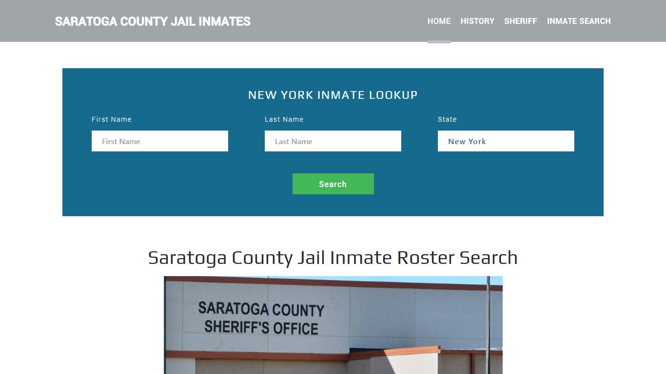 Saratoga County Jail Inmate Roster Lookup, Ballston Spa, NY